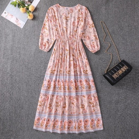 Marino Coastal Bohemian Dress