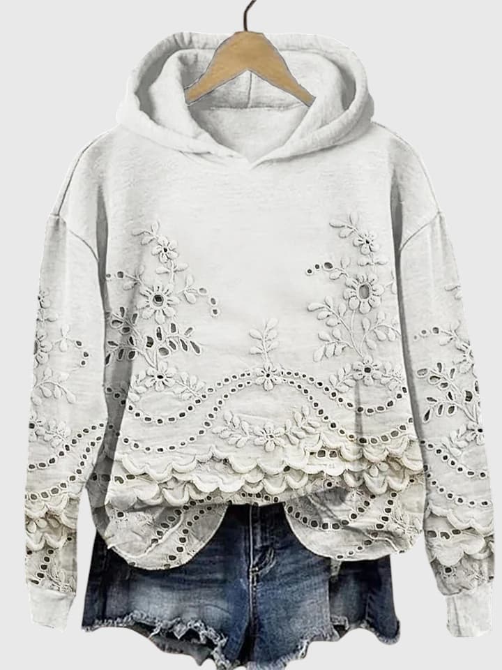 Lace-Detail Sweater by Sofie