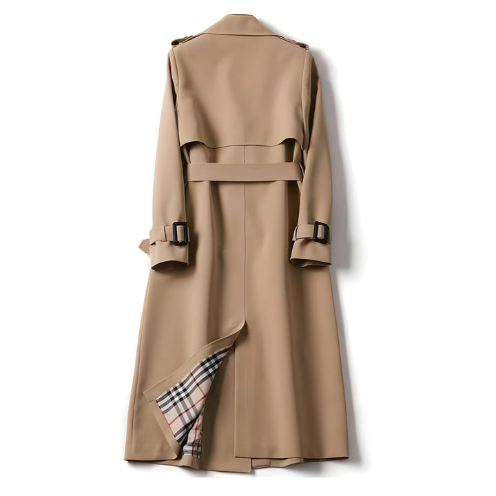 Chic Jade Trench Coat