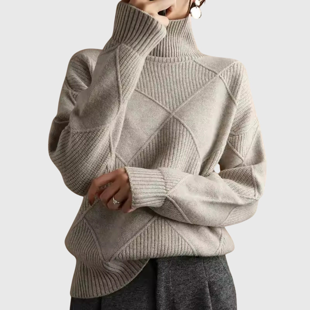 Angela Cozy Turtleneck Knit