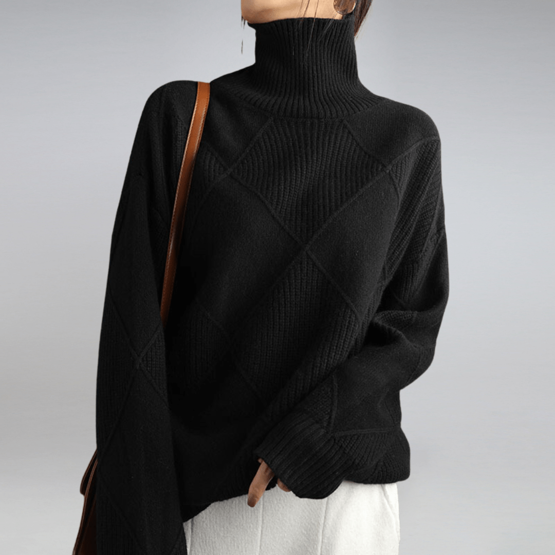 Reyna Classic Turtleneck Sweater for Effortless Everyday Style