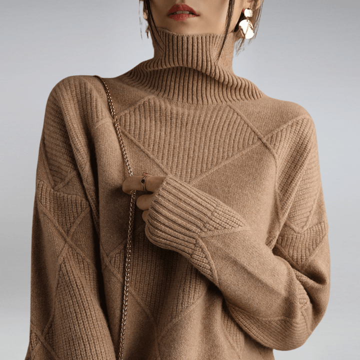 Reyna Classic Turtleneck Sweater for Effortless Everyday Style