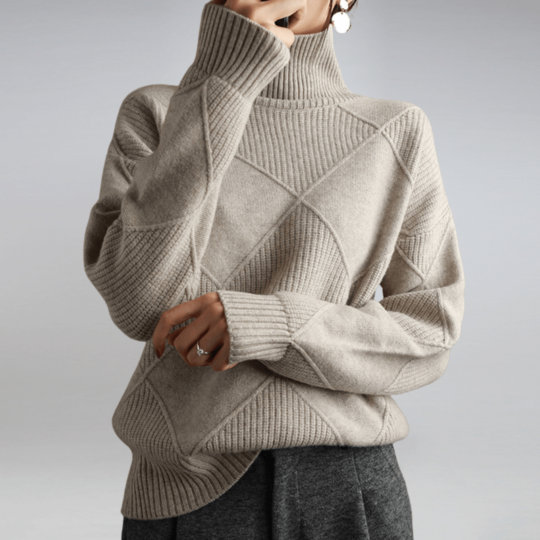 Reyna Classic Turtleneck Sweater for Effortless Everyday Style