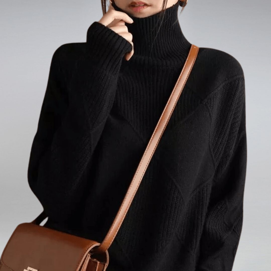 Reyna Classic Turtleneck Sweater for Effortless Everyday Style