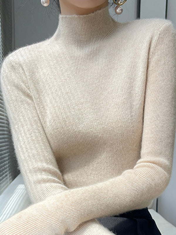 Adriana Soft-Knit Turtleneck Sweater