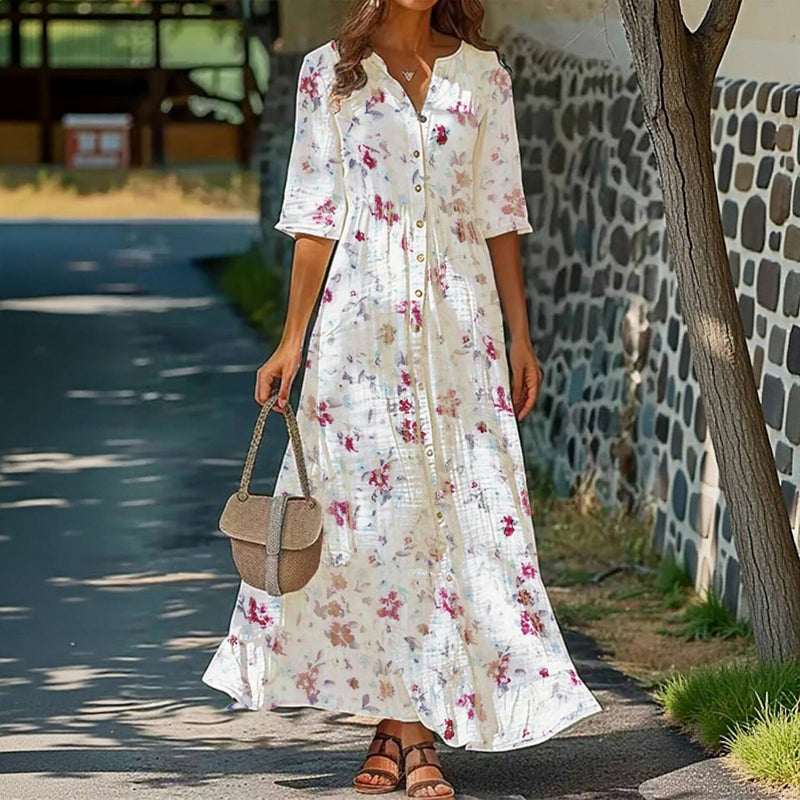 Melody Elegant Comfortable Fit Evening Maxi Dress