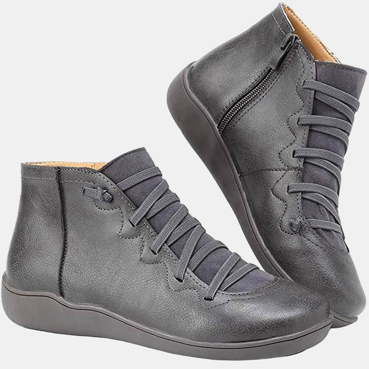 Riley Lace-Up Ankle Booties