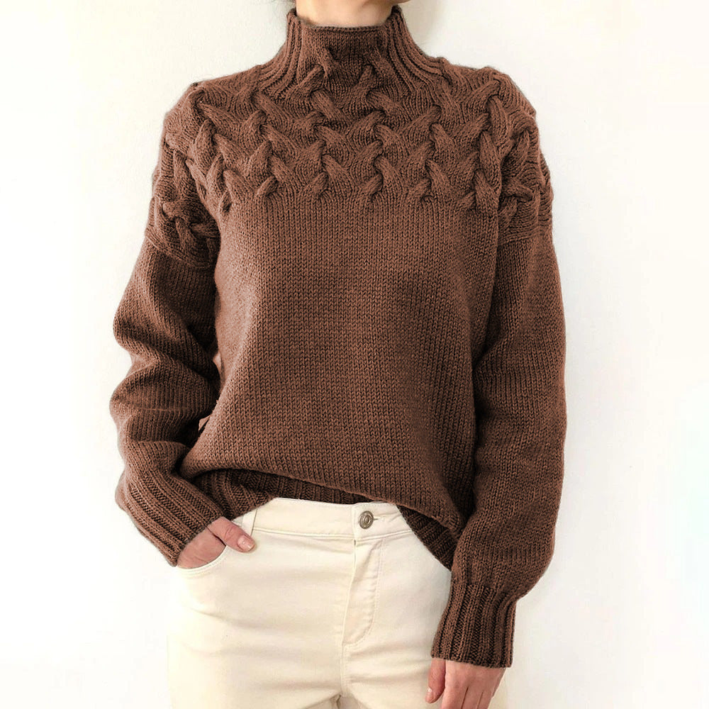 Elena Cozy Knit Turtleneck