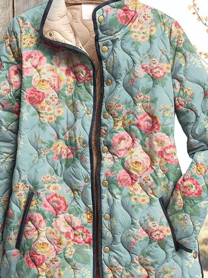 Floral Quilted Women's Jacket