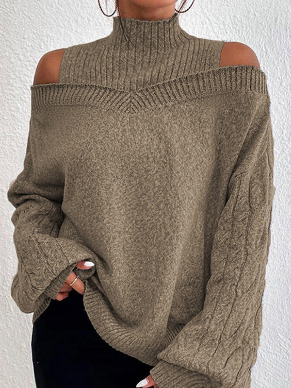 Bonnie Off-the-Shoulder Cutout Sweater