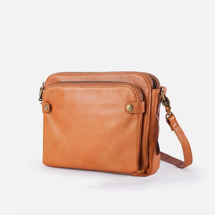 Jennie Chic Triple-Layer Crossbody Bag
