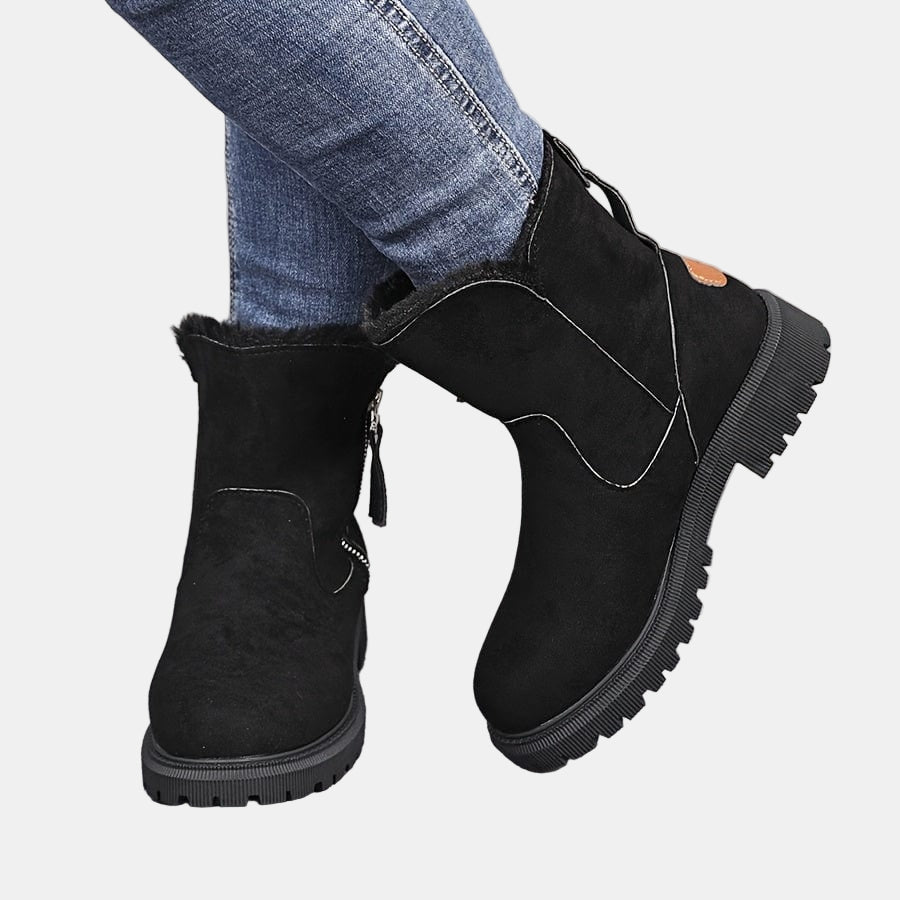 Amara Western Suede Boots