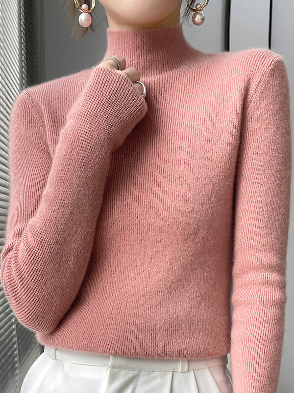 Adriana Soft-Knit Turtleneck Sweater