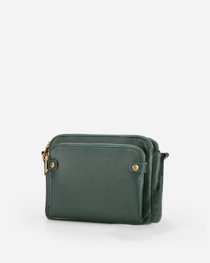 Jennie Chic Triple-Layer Crossbody Bag