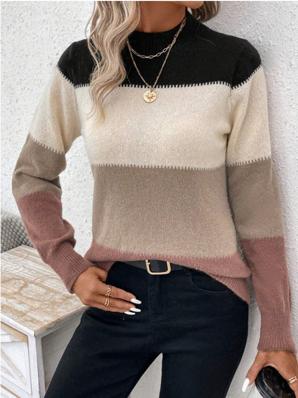 Zoey Colorblock Knit Sweater