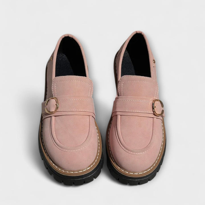 Lora Round Toe Casual Loafers
