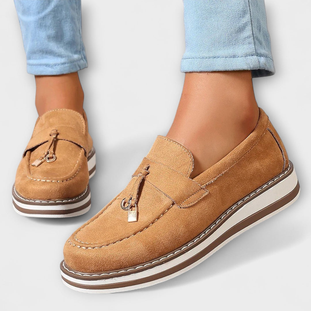 Halo Round Toe Casual Loafers