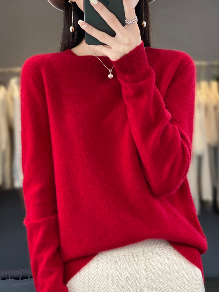 Anette Soft Cotton Knit Sweater