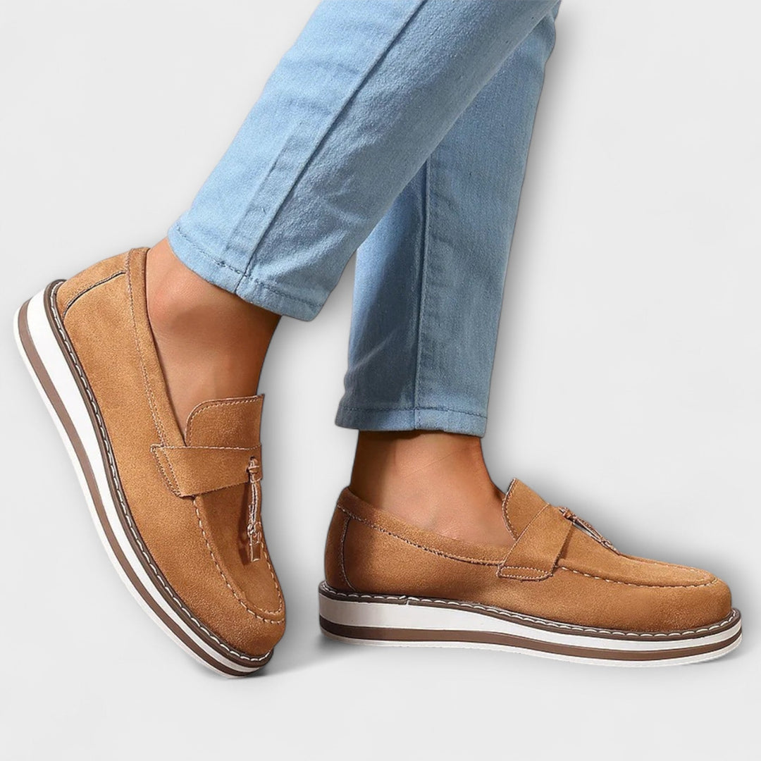 Halo Round Toe Casual Loafers