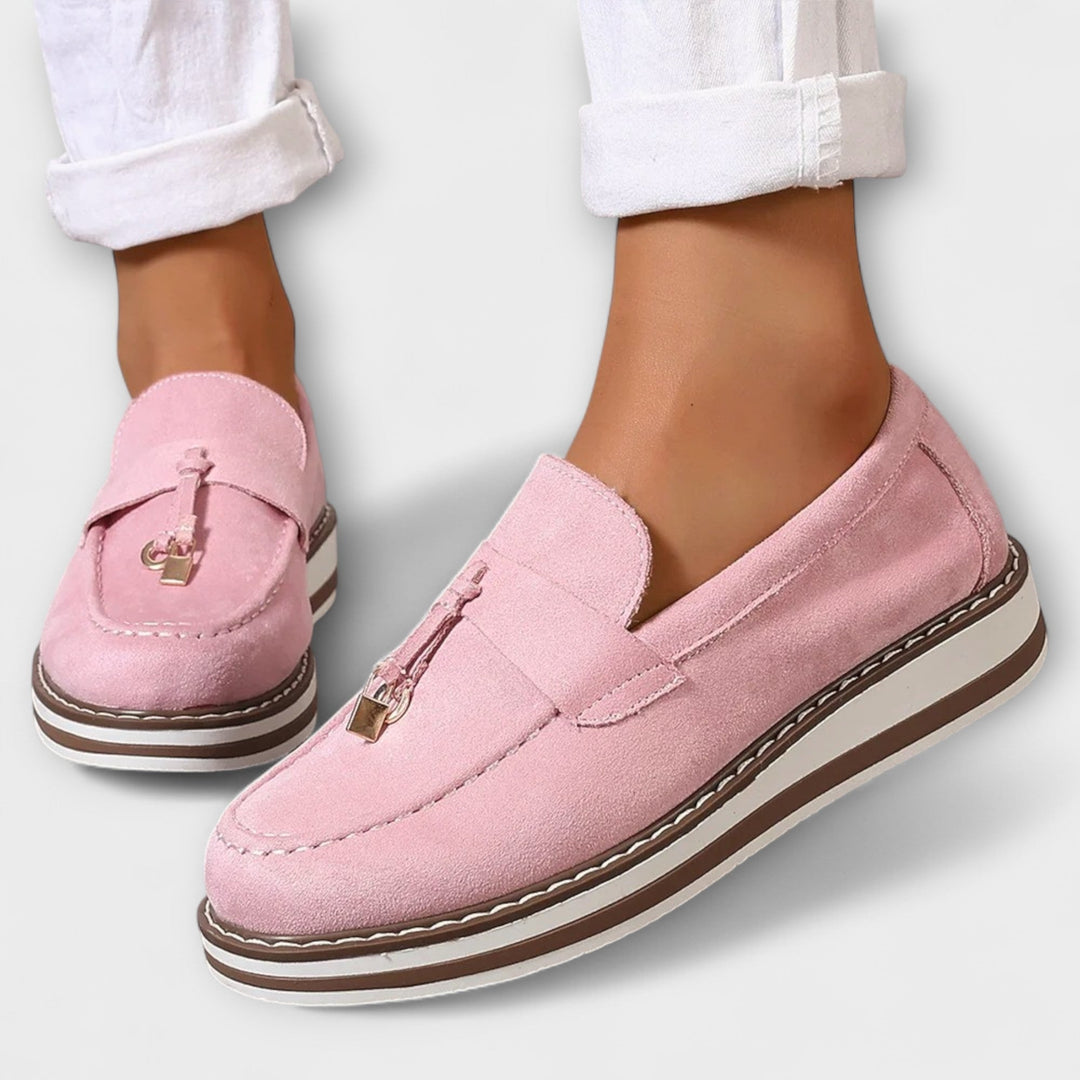 Halo Round Toe Casual Loafers