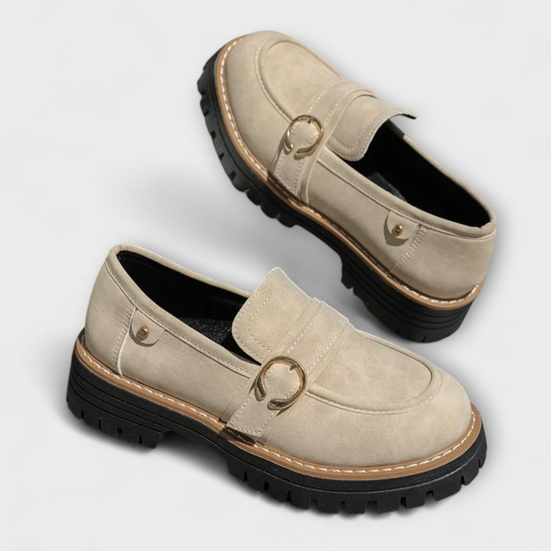 Lora Round Toe Casual Loafers