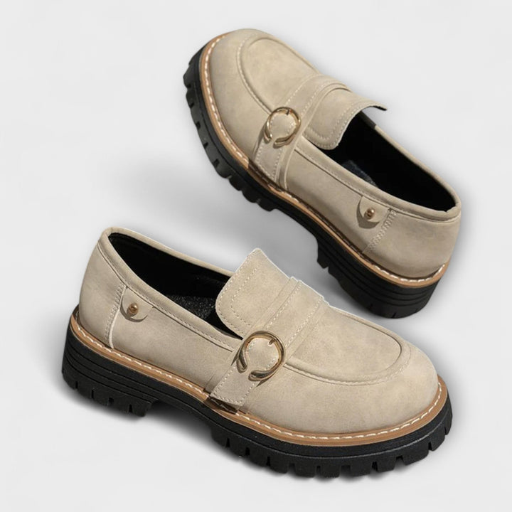 Lora Round Toe Casual Loafers