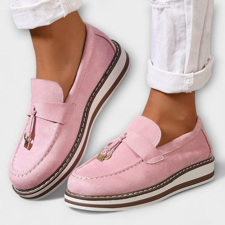 Halo Round Toe Casual Loafers