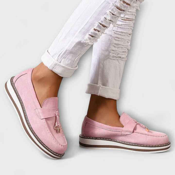 Halo Round Toe Casual Loafers
