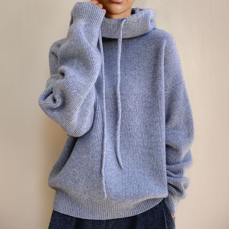 Eva Drawstring Knit Sweater