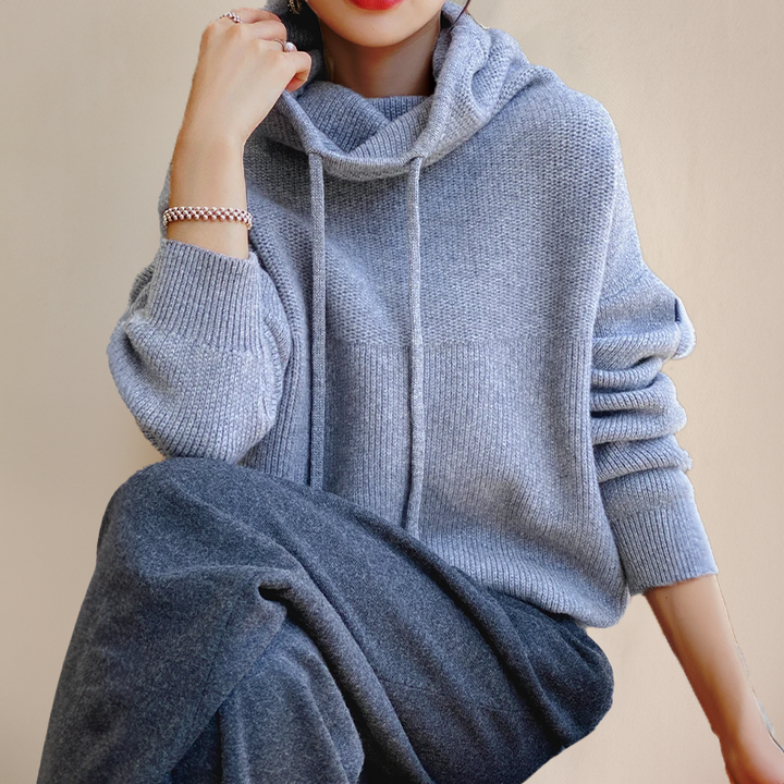 Eva Drawstring Knit Sweater