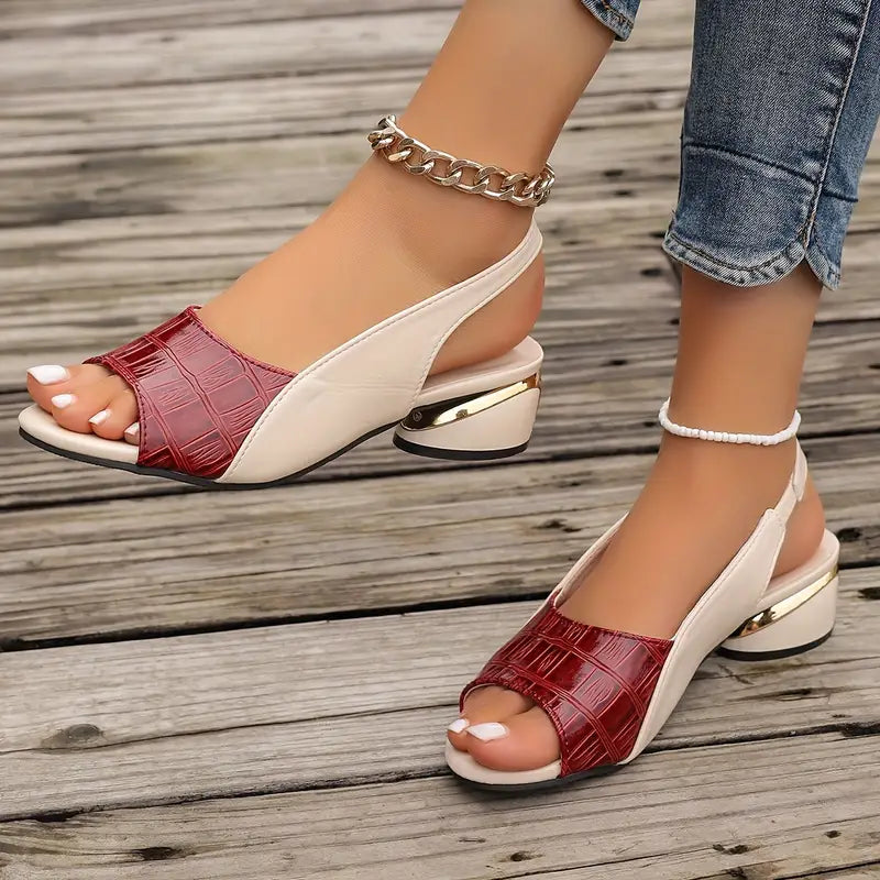 Whitney Elegant Orthopedic Leather Sandals