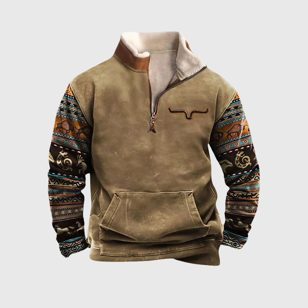 Noah Graphic Zip-Up Hoodie