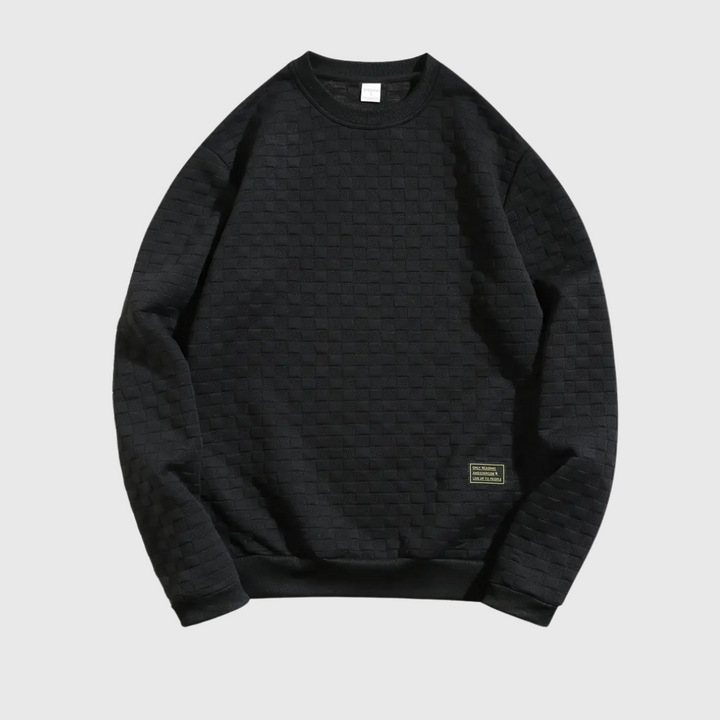 Benjamin Casual Checkered Sweatshirt