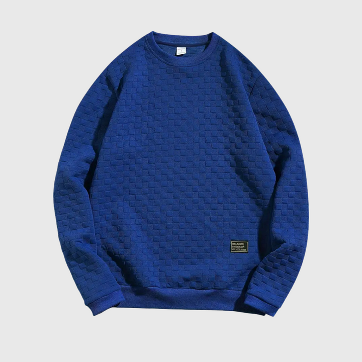 Benjamin Casual Checkered Sweatshirt
