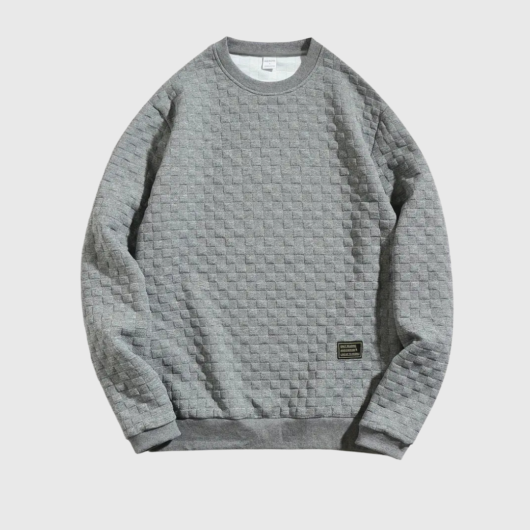 Benjamin Casual Checkered Sweatshirt