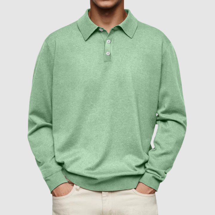 Landry Long-Sleeve Polo Shirt