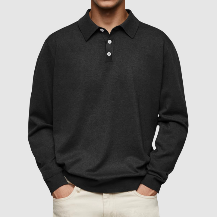 Landry Long-Sleeve Polo Shirt