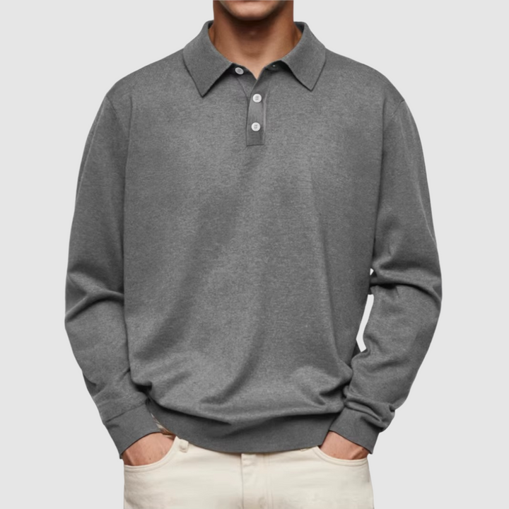 Landry Long-Sleeve Polo Shirt