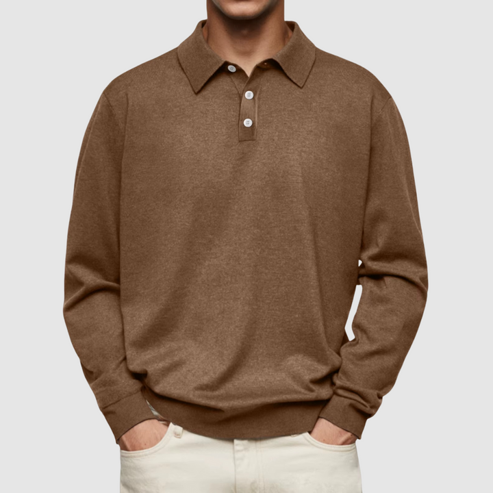 Landry Long-Sleeve Polo Shirt