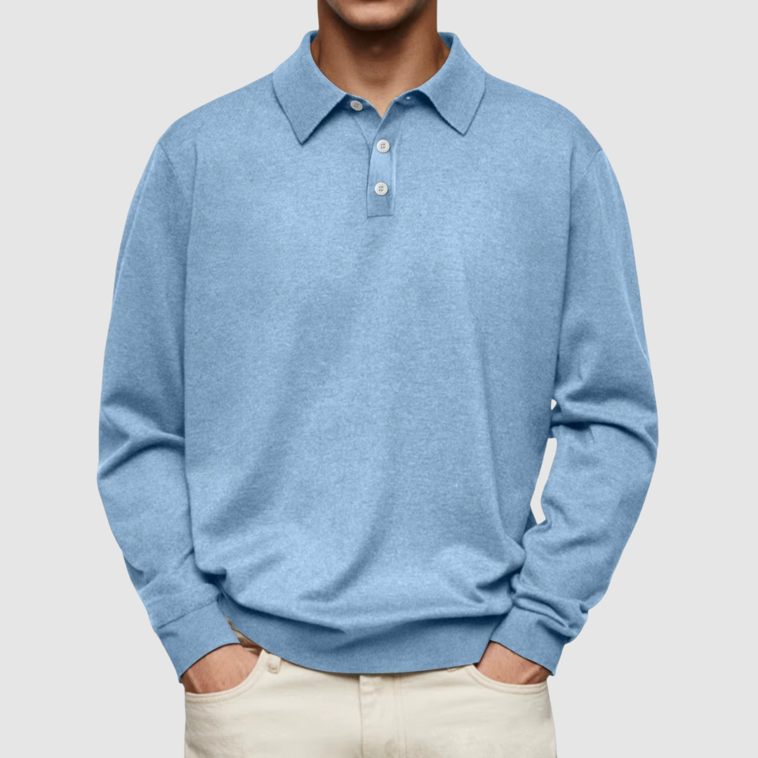 Landry Long-Sleeve Polo Shirt