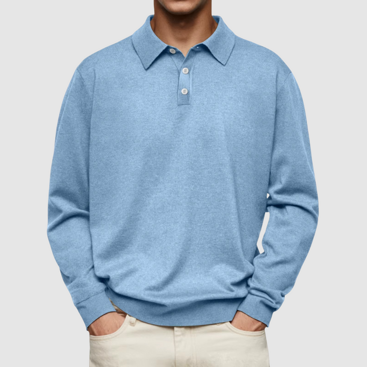 Landry Long-Sleeve Polo Shirt