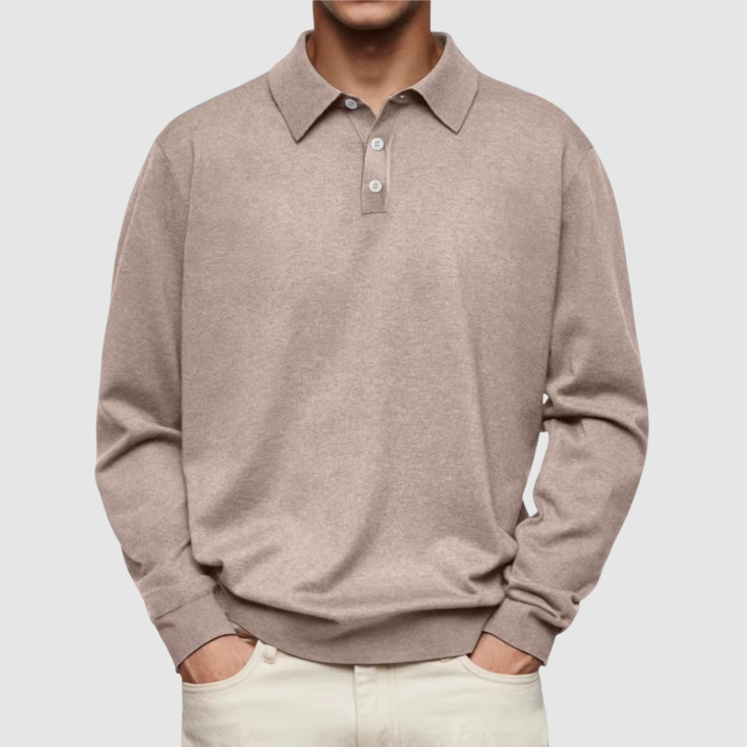 Landry Long-Sleeve Polo Shirt