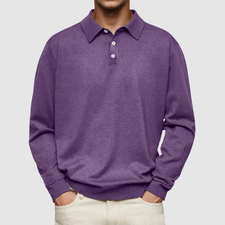 Landry Long-Sleeve Polo Shirt