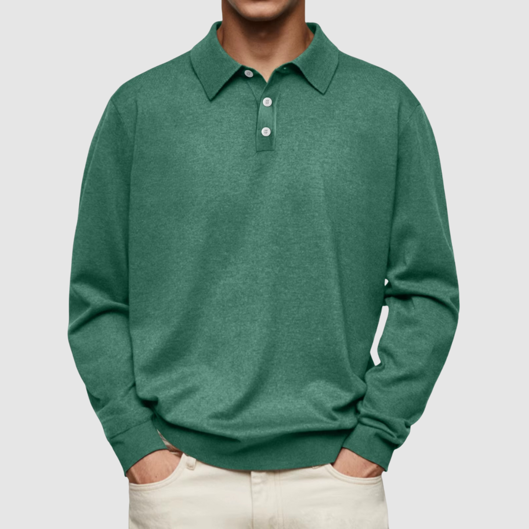 Landry Long-Sleeve Polo Shirt