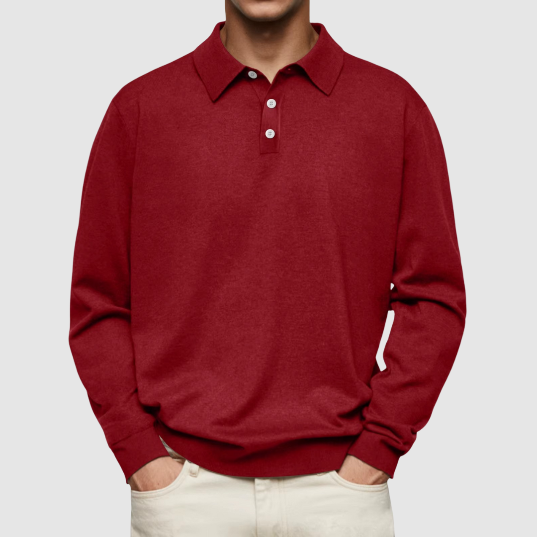 Landry Long-Sleeve Polo Shirt