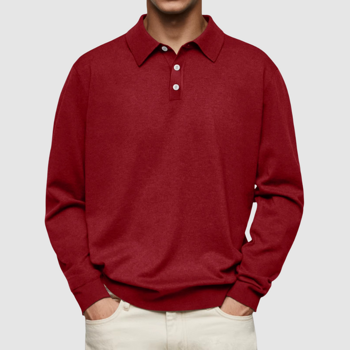 Landry Long-Sleeve Polo Shirt