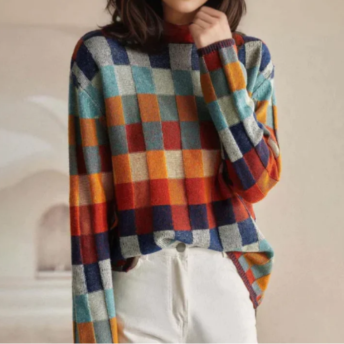 Isla Vintage-Inspired Cozy Sweater