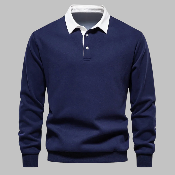 Éliane Elegant & Comfortable Polo Sweater
