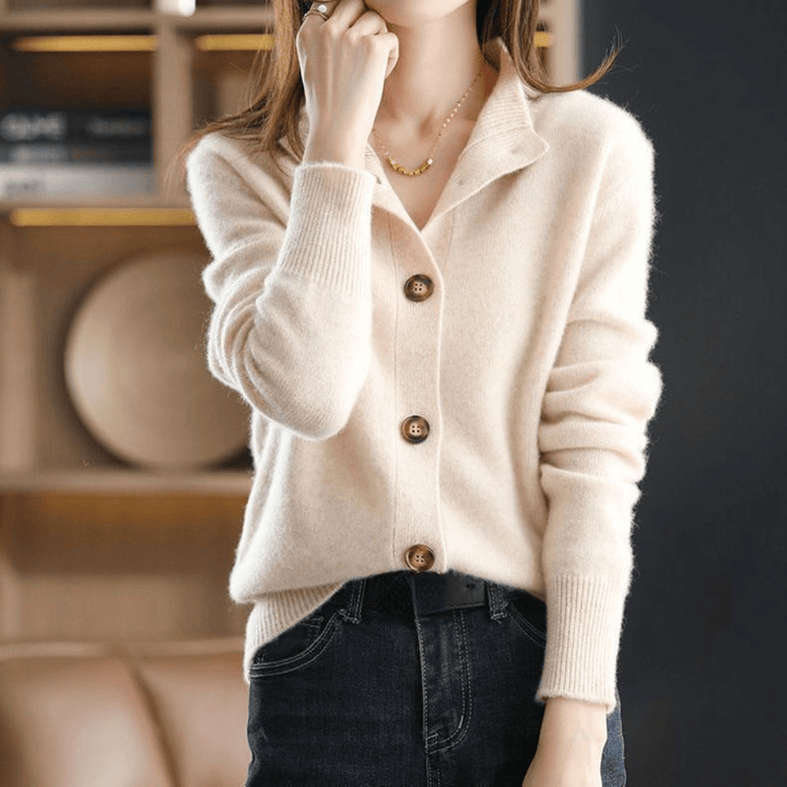 Anny Cashmere Knit Cardigan