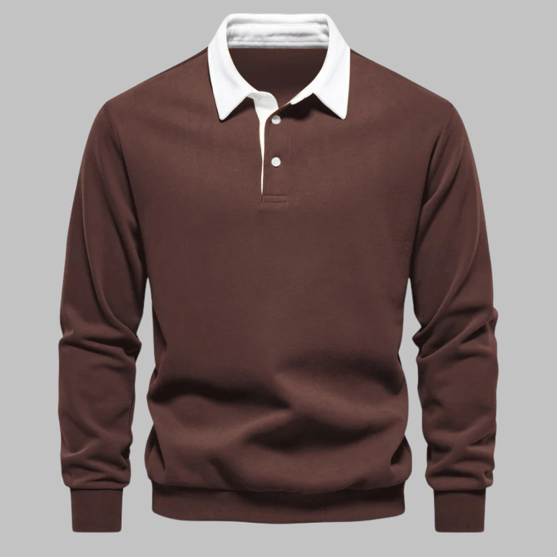 Éliane Elegant & Comfortable Polo Sweater
